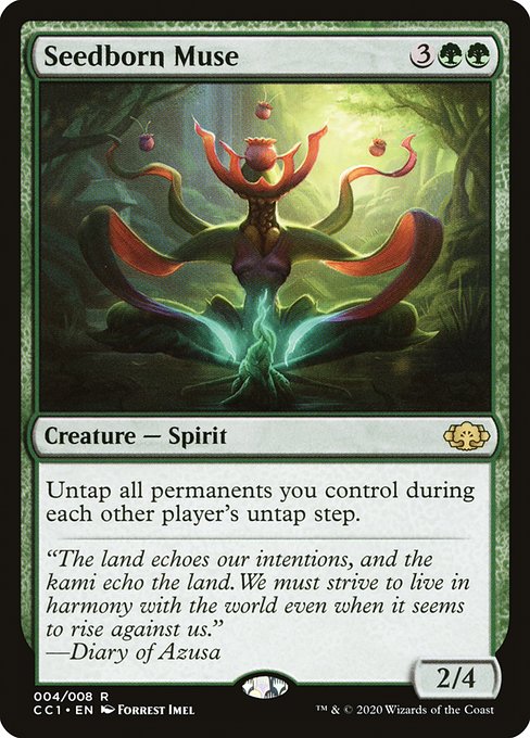 Seedborn Muse - Commander Collection: Green Rare Card