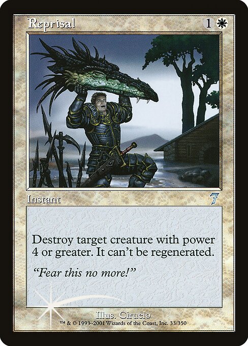 Reprisal - Seventh Edition Uncommon Card