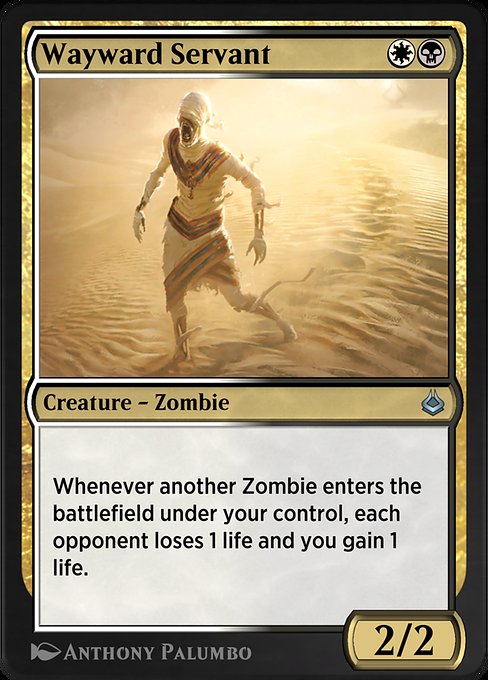 Wayward Servant - Amonkhet Remastered Uncommon Card