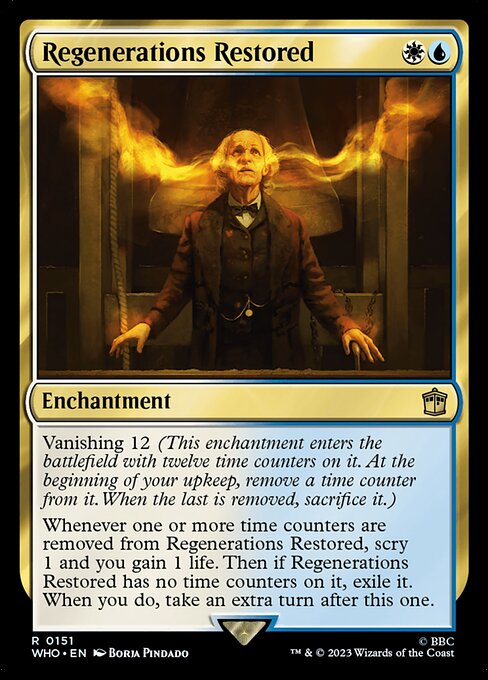 Regenerations Restored - Doctor Who Rare Card