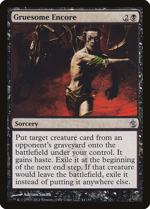 Gruesome Encore - Mirrodin Besieged Uncommon Card