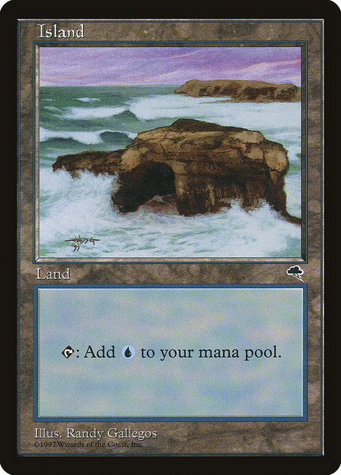 Island - Tempest Common Card