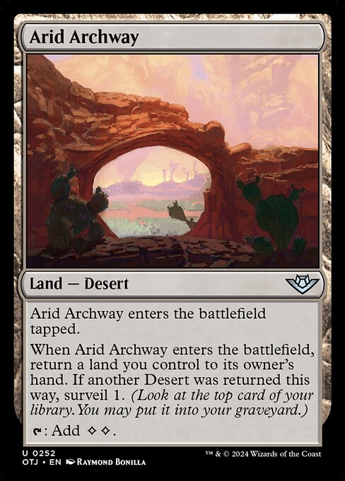 Arid Archway - Outlaws of Thunder Junction Uncommon Card