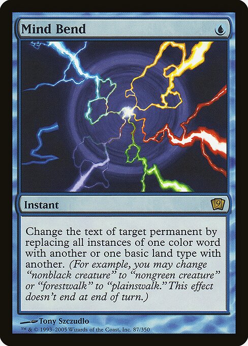 Mind Bend - Ninth Edition Rare Card