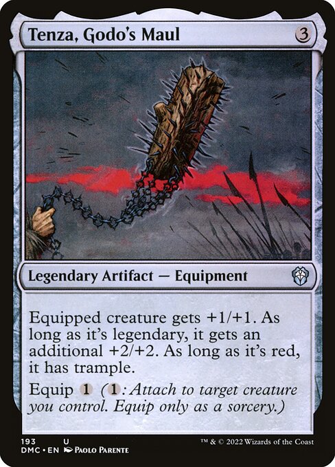 Tenza, Godo's Maul - Dominaria United Commander Uncommon Card