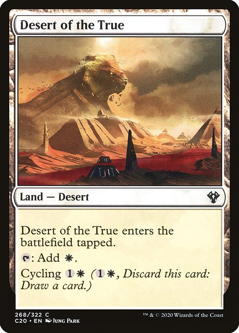 Desert of the True - Commander 2020 Common Card