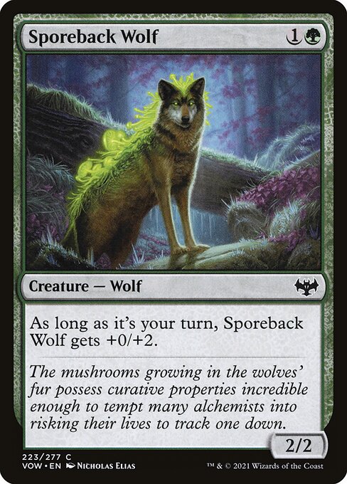 Sporeback Wolf - Innistrad: Crimson Vow Common Card