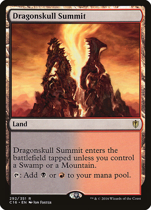 Dragonskull Summit - Commander 2016 Rare Card
