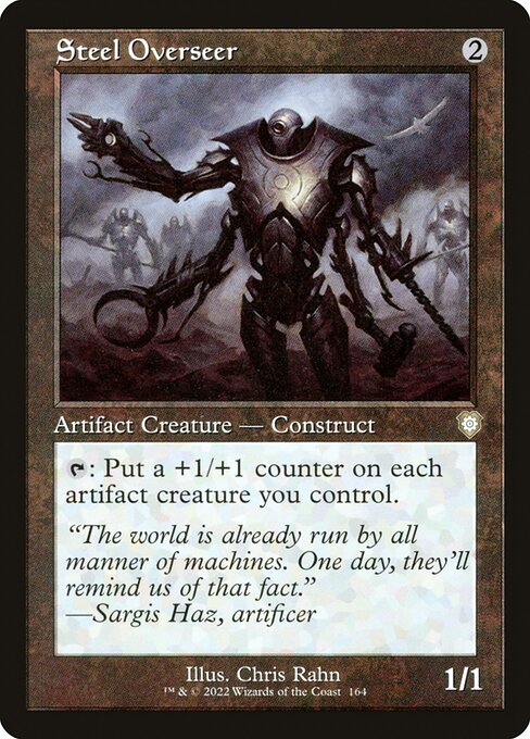 Steel Overseer - The Brothers' War Commander Rare Card