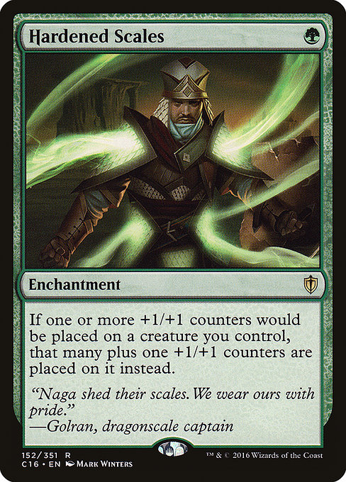 Hardened Scales - Commander 2016 Rare Card
