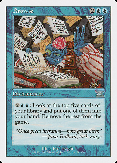 Browse - Classic Sixth Edition Uncommon Card