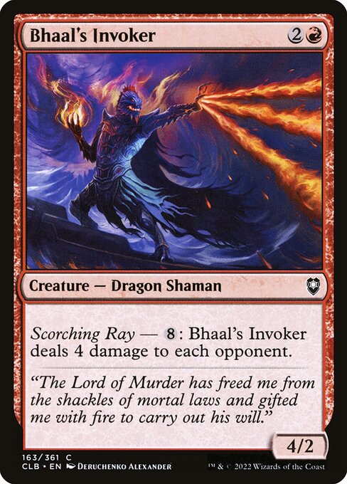 Bhaal's Invoker - Commander Legends: Battle for Baldur's Gate Common Card