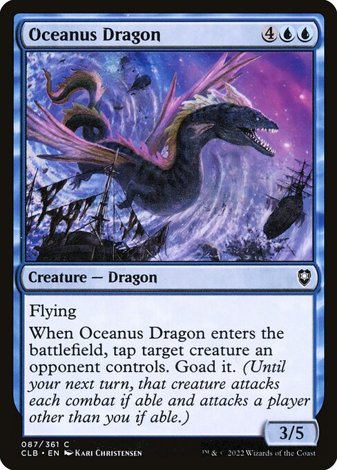 Oceanus Dragon - Commander Legends: Battle for Baldur's Gate Common Card