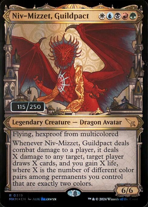Niv-Mizzet, Guildpact - Murders at Karlov Manor Rare Card