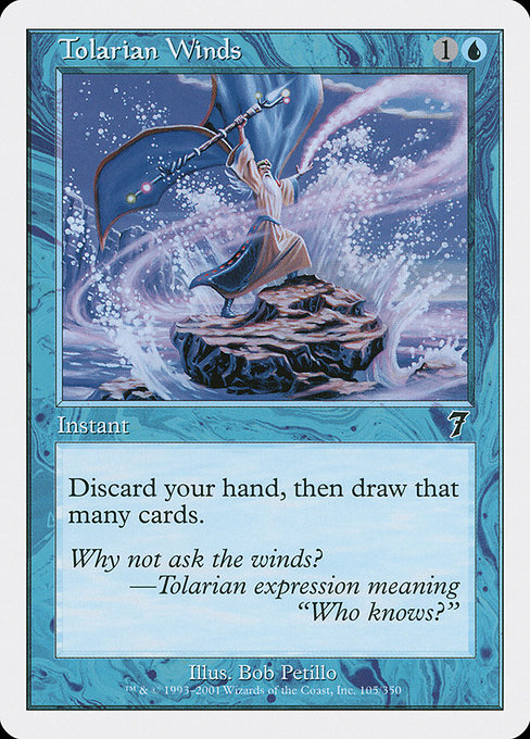 Tolarian Winds - Seventh Edition Common Card