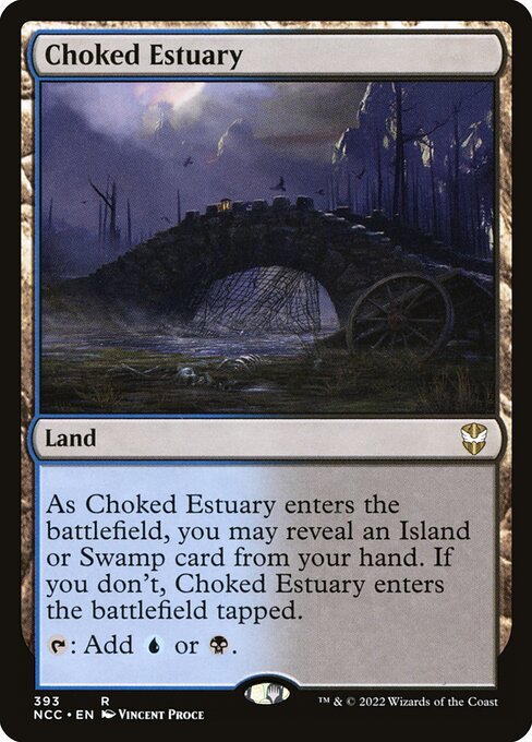 Choked Estuary - New Capenna Commander Rare Card