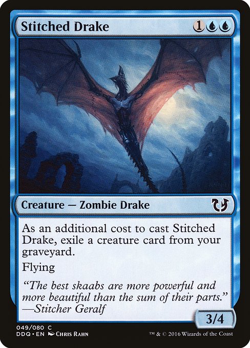 Stitched Drake - Duel Decks: Blessed vs. Cursed Common Card