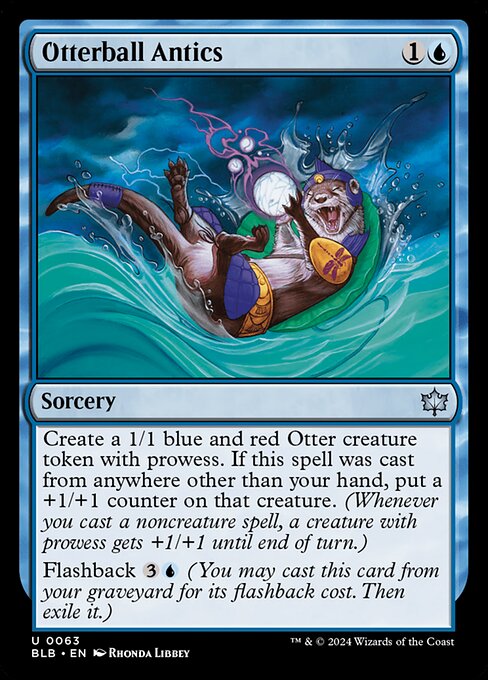 Otterball Antics - Bloomburrow Uncommon Card