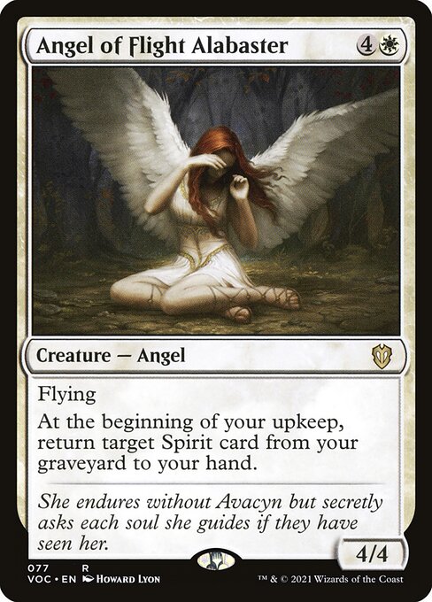 Angel of Flight Alabaster - Crimson Vow Commander Rare Card