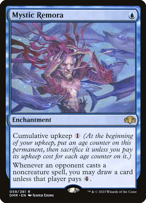 Mystic Remora - Dominaria Remastered Rare Card