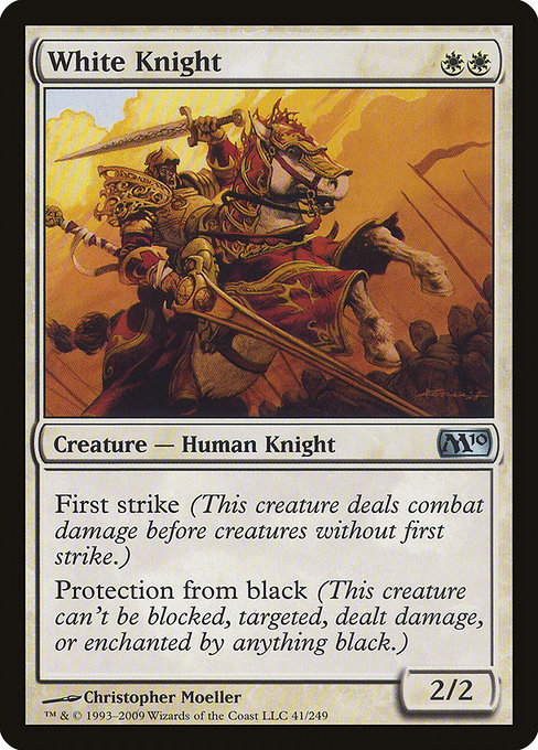 White Knight - Magic 2010 Uncommon Card