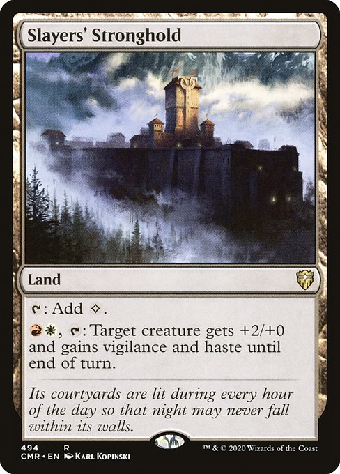 Slayers' Stronghold - Commander Legends Rare Card