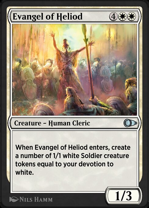 Evangel of Heliod - Pioneer Masters Uncommon Card