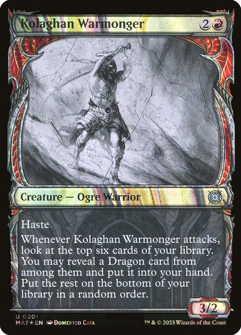 Kolaghan Warmonger - March of the Machine: The Aftermath Uncommon Card