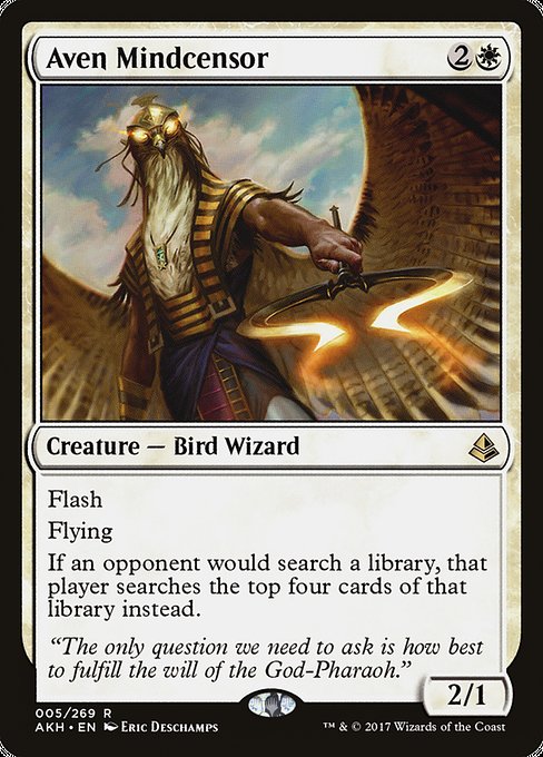 Aven Mindcensor - Amonkhet Rare Card