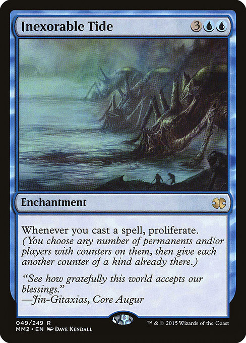 Inexorable Tide - Modern Masters 2015 Rare Card