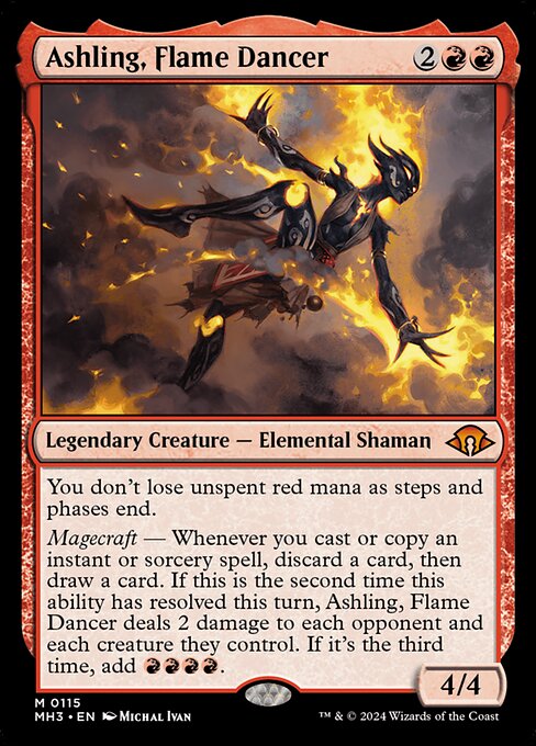 Ashling, Flame Dancer - Modern Horizons 3 Mythic Card