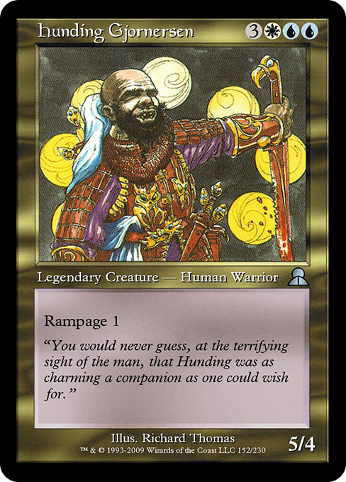 Hunding Gjornersen - Masters Edition III Uncommon Card