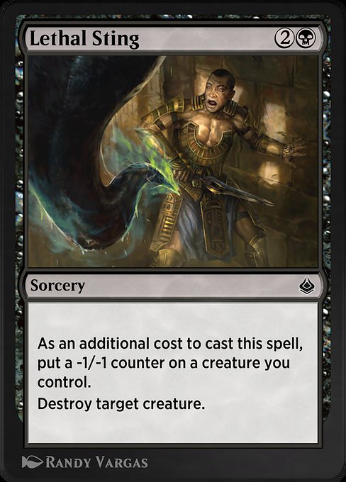 Lethal Sting - Amonkhet Remastered Common Card