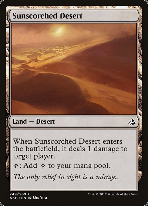 Sunscorched Desert - Amonkhet Common Card