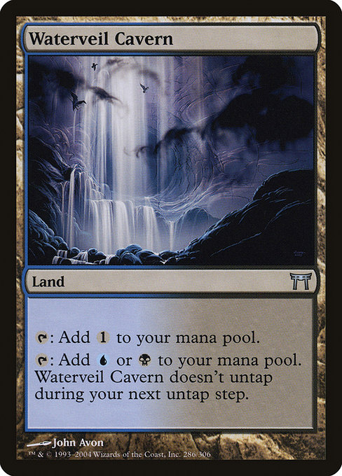 Waterveil Cavern - Champions of Kamigawa Uncommon Card