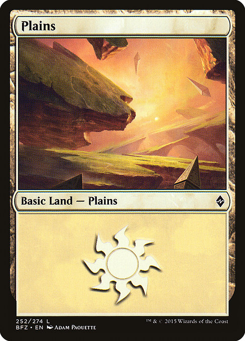 Plains - Battle for Zendikar Common Card