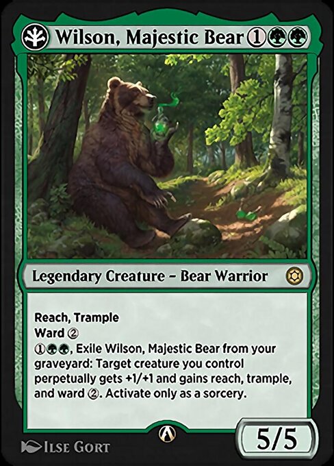 Wilson, Majestic Bear - Alchemy Horizons: Baldur's Gate Rare Card