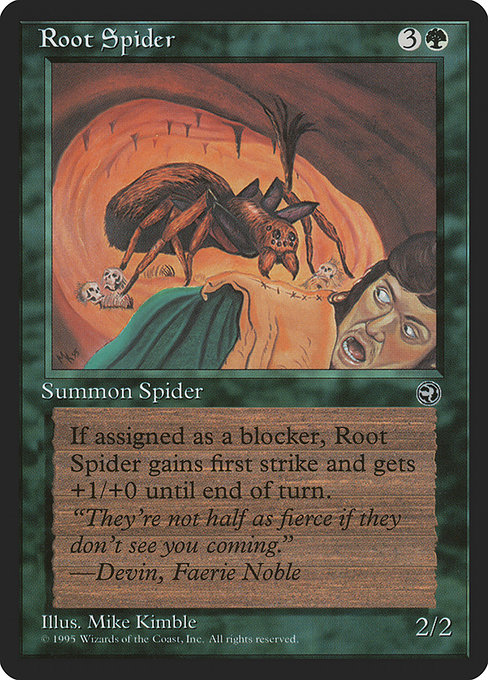 Root Spider - Homelands Uncommon Card