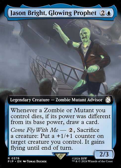 Jason Bright, Glowing Prophet - Fallout Rare Card