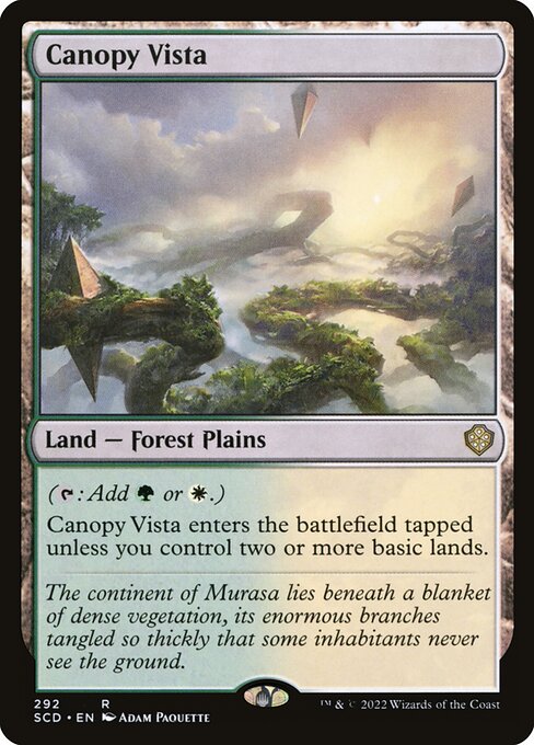 Canopy Vista - Starter Commander Decks Rare Card