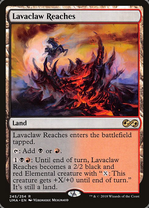 Lavaclaw Reaches - Ultimate Masters Rare Card