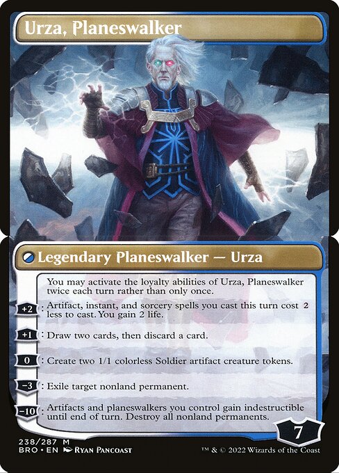 Urza, Planeswalker - The Brothers' War Mythic Card