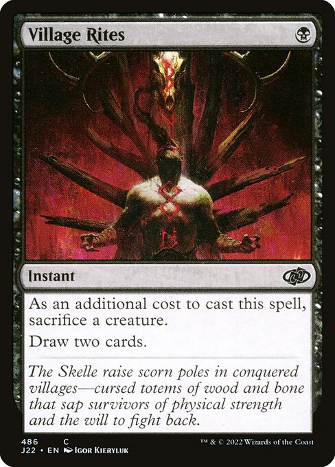 Village Rites - Jumpstart 2022 Common Card