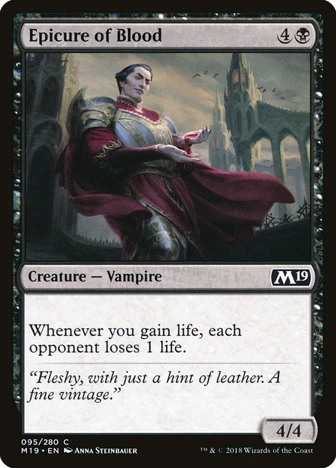 Epicure of Blood - Core Set 2019 Common Card