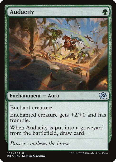 Audacity - The Brothers' War Uncommon Card