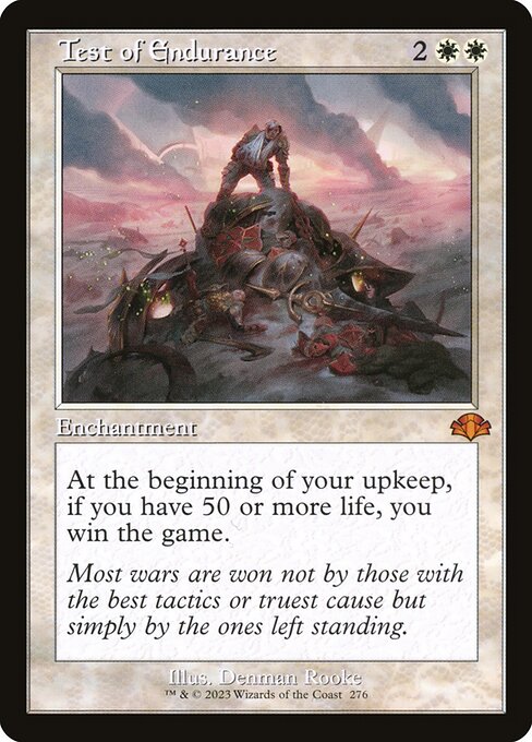 Test of Endurance - Dominaria Remastered Mythic Card