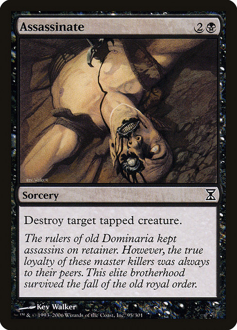 Assassinate - Time Spiral Common Card