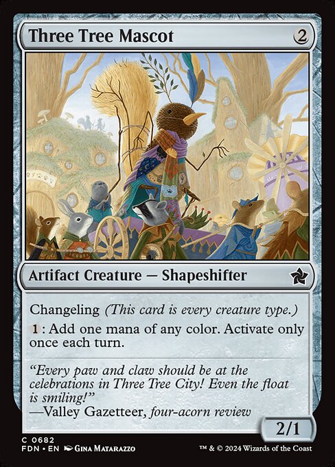Three Tree Mascot - Foundations Common Card