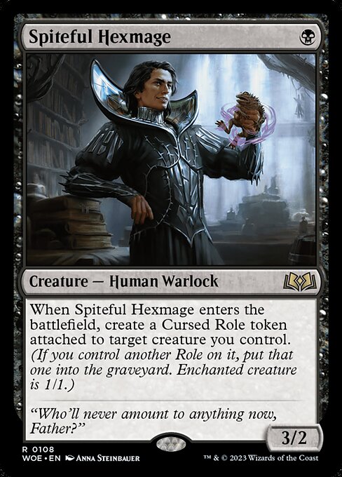 Spiteful Hexmage - Wilds of Eldraine Rare Card