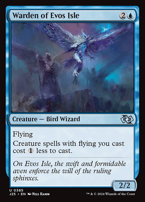 Warden of Evos Isle - Foundations Jumpstart Uncommon Card